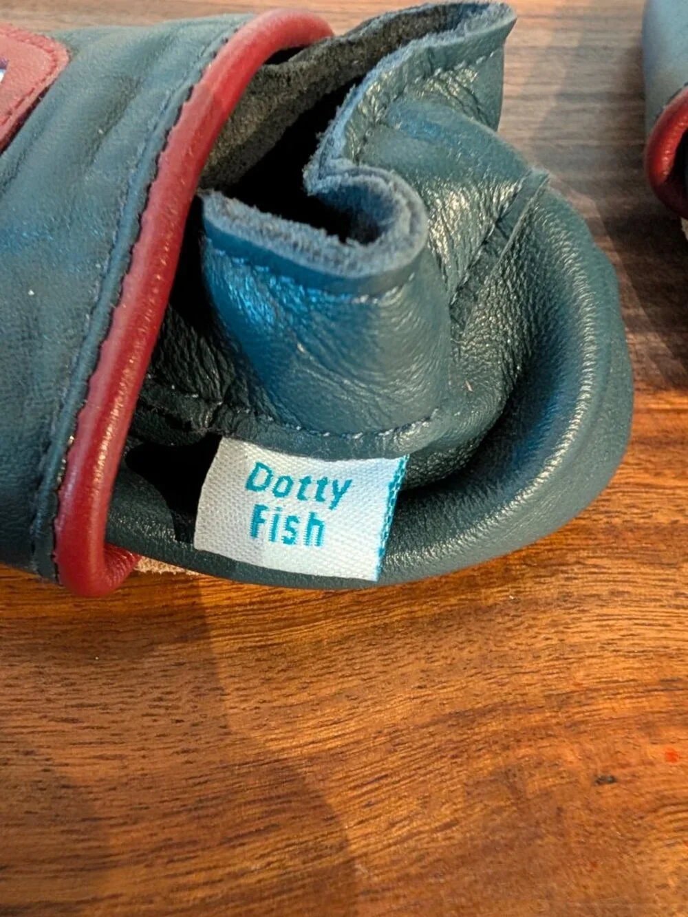 Dotty Fish Toddler Moccasins 18-24 month